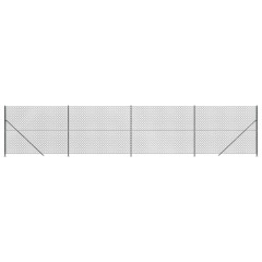 OMAXI Drátěné pletivo s přírubami antracitové 1,4 x 10 m 772017