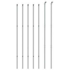 OMAXI Drátěné pletivo stříbrné 1,6 x 10 m 772185