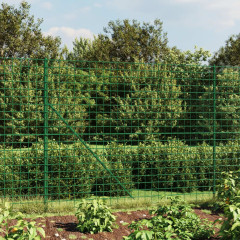 OMAXI Drátěný plot s přírubami zelený 1,6 x 25 m 779290
