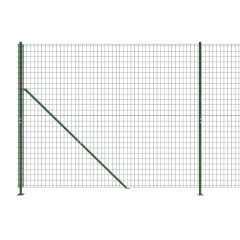 OMAXI Drátěný plot s přírubami zelený 1,8 x 25 m 778989