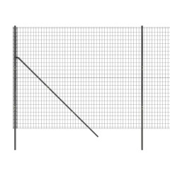 OMAXI Drátěný plot antracitový 1,8 x 25 m pozinkovaná ocel 779467