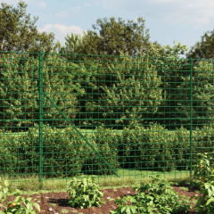 OMAXI Drátěný plot s přírubami zelený 1,8 x 10 m 779221