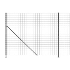 OMAXI Drátěný plot s přírubami antracitový 2,2 x 25 m 780760