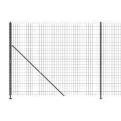 OMAXI Drátěný plot s přírubami antracitový 1,4 x 10 m 780326