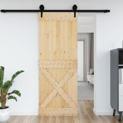 OMAXI Dveře NARVIK 85 x 210 cm masivní borové dřevo 854768