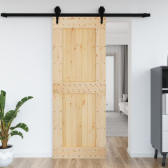 OMAXI Dveře NARVIK 85 x 210 cm masivní borové dřevo 854706