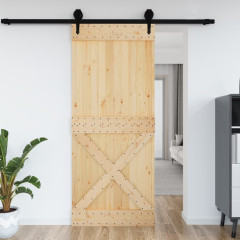 OMAXI Dveře NARVIK 95 x 210 cm masivní borové dřevo 854782
