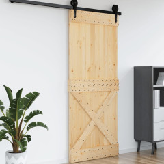 OMAXI Dveře NARVIK 95 x 210 cm masivní borové dřevo 854782