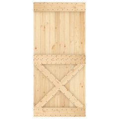 OMAXI Dveře NARVIK 95 x 210 cm masivní borové dřevo 854782
