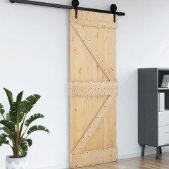 OMAXI Dveře NARVIK 70 x 210 cm masivní borové dřevo 854591