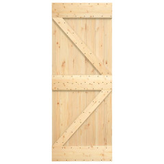 OMAXI Dveře NARVIK 70 x 210 cm masivní borové dřevo 854591