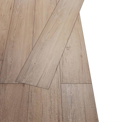 OMAXI Samolepící podlahová krytina PVC 5,02 m² 2 mm dub hnědý 567578