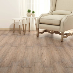 OMAXI Samolepící podlahová krytina PVC 5,02 m² 2 mm dub hnědý 567578
