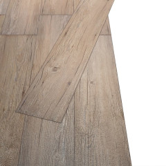 OMAXI Nesamolepicí PVC podlahová prkna 5,26 m² 2 mm dub hnědý 567493