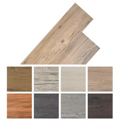 OMAXI Nesamolepicí PVC podlahová prkna 5,26 m² 2 mm dub hnědý 567493
