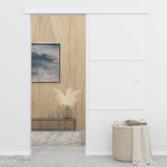 OMAXI Posuvné dveře s měkkými zarážkami ESG sklo a hliník 76 x 205 cm 886718