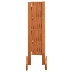 OMAXI Zahradní trelážový plot oranžový 120 x 60 cm masivní jedle 182666