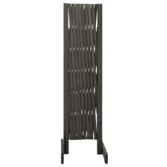 OMAXI Zahradní trelážový plot šedý 180 x 100 cm masivní jedle 182734