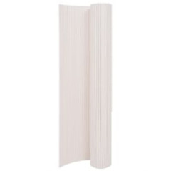 OMAXI Oboustranný zahradní plot 110 x 300 cm bílý 662953