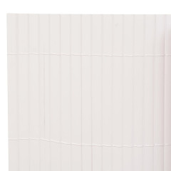 OMAXI Oboustranný zahradní plot 110 x 300 cm bílý 662953
