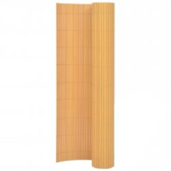 OMAXI Oboustranný zahradní plot 110 x 300 cm žlutý 662977