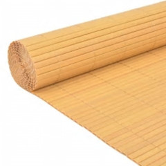 OMAXI Oboustranný zahradní plot 110 x 300 cm žlutý 662977