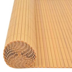 OMAXI Oboustranný zahradní plot 110 x 300 cm žlutý 662977