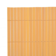 OMAXI Oboustranný zahradní plot 110 x 300 cm žlutý 662977