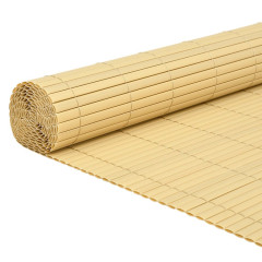 OMAXI Oboustranný zahradní plot 110 x 400 cm žlutý 663028