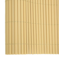 OMAXI Oboustranný zahradní plot 110 x 400 cm žlutý 663028
