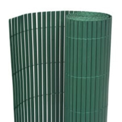 OMAXI Oboustranný zahradní plot 90 x 400 cm zelený 662915