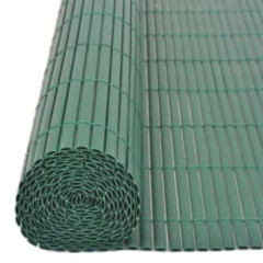 OMAXI Oboustranný zahradní plot 90 x 400 cm zelený 662915