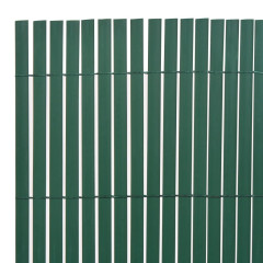 OMAXI Oboustranný zahradní plot 90 x 400 cm zelený 662915