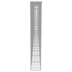 OMAXI Gabionová zeď s víky z pozinkované oceli 600 x 30 x 200 cm 571690