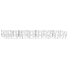 OMAXI Gabionová zeď pozinkovaná ocel 450 x 30 x 50 cm 592077