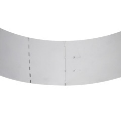 OMAXI Trávní lem 10 ks pozinkovaná ocel 100 x 20 cm 587064