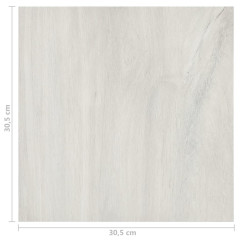 OMAXI Samolepicí podlahové desky 55 ks PVC 5,11 m² krémové 082560