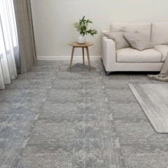 OMAXI Samolepicí podlahové desky 55 ks PVC 5,11 m² betonově šedé 082775