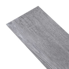OMAXI Samolepicí podlahová krytina PVC 5,21 m² 2 mm matné šedé dřevo 435892