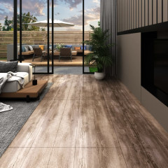 OMAXI Samolepicí podlahová krytina PVC 5,21 m² 2 mm bělené dřevo 435878