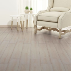 OMAXI Samolepicí PVC podlahová prkna 2,51 m² 2 mm dub klasický bílý 934043