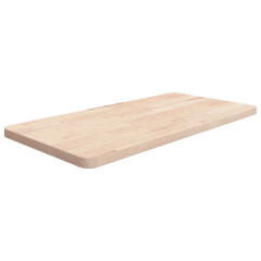 OMAXI Koupelnová deska 80 x 40 x 2,5 cm neošetřené masivní dřevo 929315