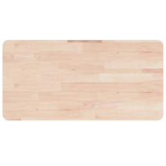 OMAXI Koupelnová deska 80 x 40 x 2,5 cm neošetřené masivní dřevo 929315
