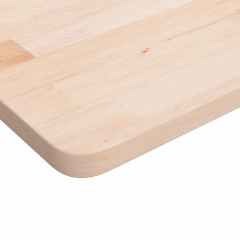 OMAXI Koupelnová deska 80 x 40 x 2,5 cm neošetřené masivní dřevo 929315