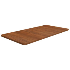 OMAXI Koupelnová deska tmavě hnědá 80x40x1,5 cm ošetřený masiv 930175