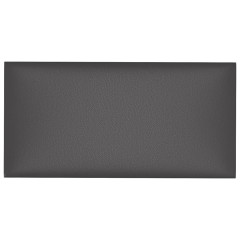 OMAXI Nástěnné panely 12 ks šedé 30 x 15 cm umělá kůže 0,54 m² 018780