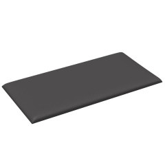 OMAXI Nástěnné panely 12 ks šedé 30 x 15 cm umělá kůže 0,54 m² 018780