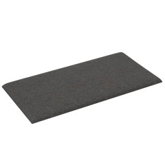 OMAXI Nástěnné panely 12 ks tmavě šedé 30 x 15 cm textil 0,54 m² 018667
