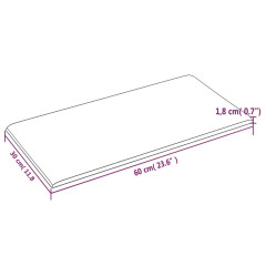 OMAXI Nástěnné panely 12 ks tmavě šedé 60 x 30 cm samet 2,16 m² 074380