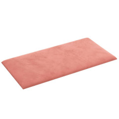 OMAXI Nástěnné panely 12 ks růžové 60 x 30 cm samet 2,16 m² 074403